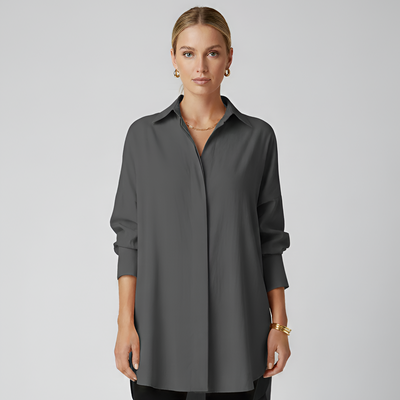 Clean Style Relaxed Shirt Top