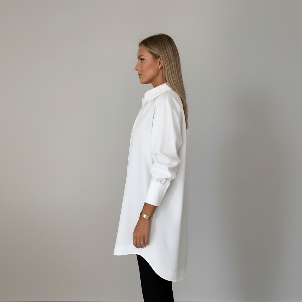 Clean Style Relaxed Shirt Top