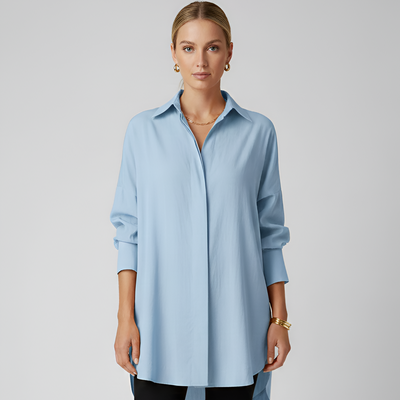 Clean Style Relaxed Shirt Top