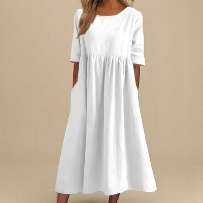 Clean Style Midi Dress