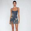 Trendy Mini Dress with Flattering Slit Detail