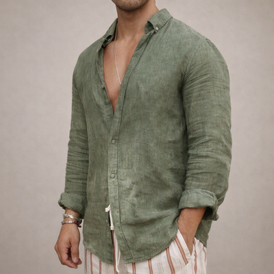 Slim Fit Button Down Shirt