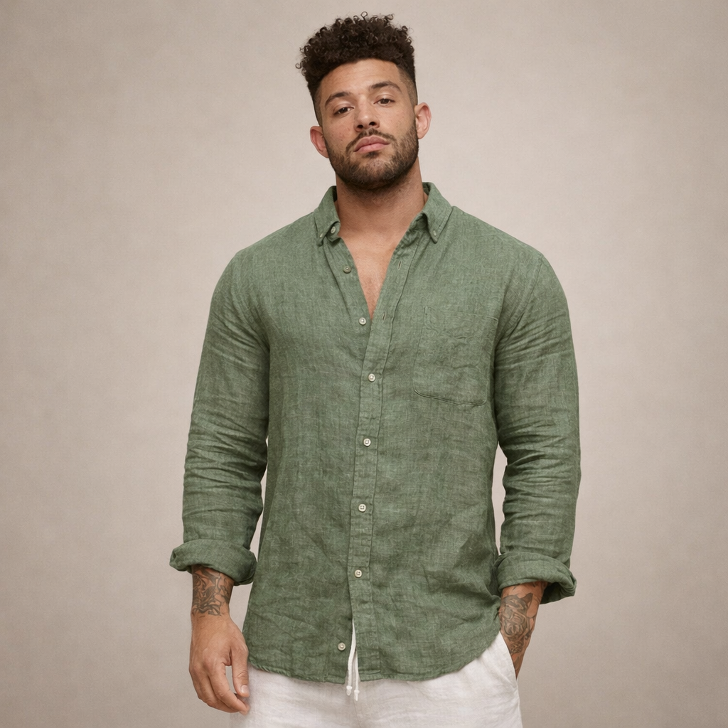 Slim Fit Button Down Shirt