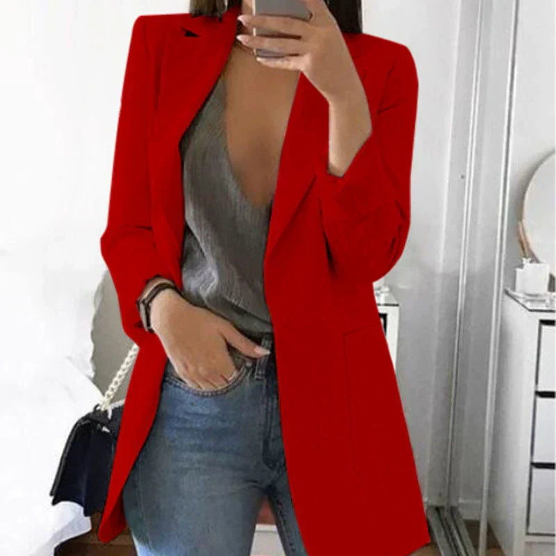 Lightweight Open Front Blazer