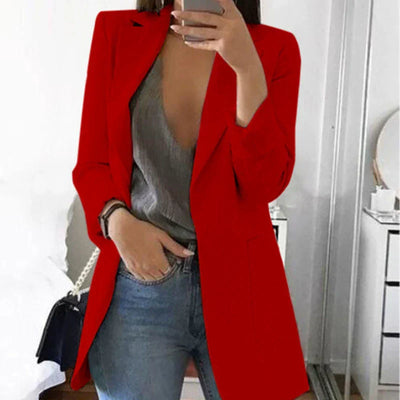 Lightweight Open Front Blazer