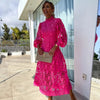 Chic Puff Sleeve Dress for Summer Events and Gatherings
