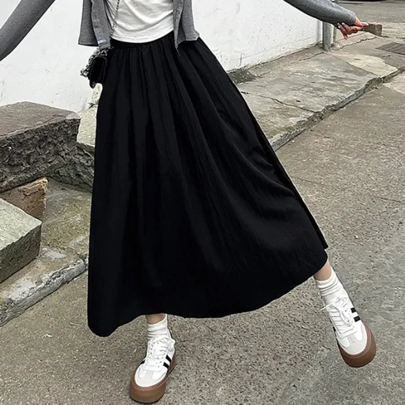 Casual Vacation Long Skirts with Comfortable Stretch Fit