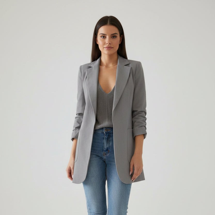 Lightweight Open Front Blazer