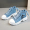 Thick Sole Denim Sport Sneakers