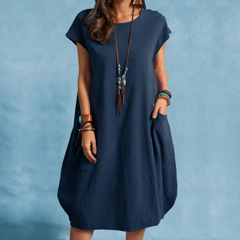 Lightweight Flowing Midi Dress
