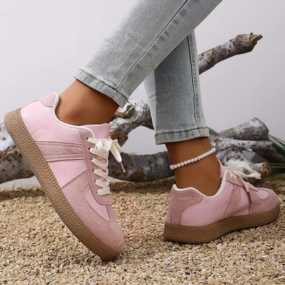 Faux Suede Thick Sole Shoes