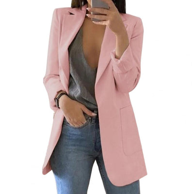 Lightweight Open Front Blazer