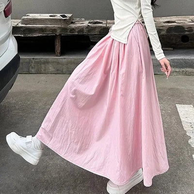 Casual Vacation Long Skirts with Comfortable Stretch Fit