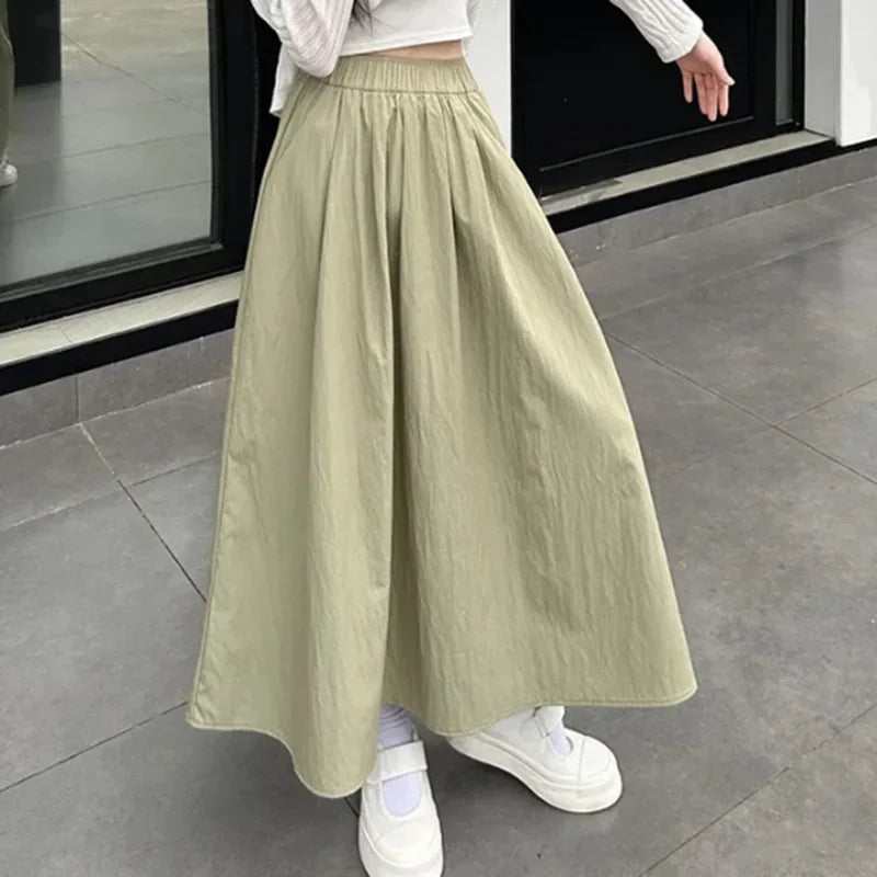 Casual Vacation Long Skirts with Comfortable Stretch Fit