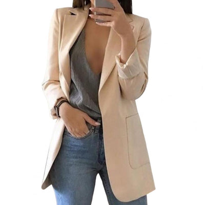 Lightweight Open Front Blazer