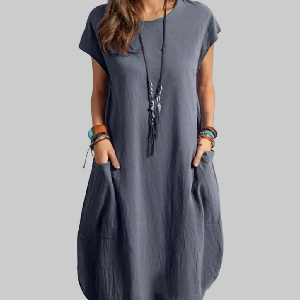 Lightweight Flowing Midi Dress