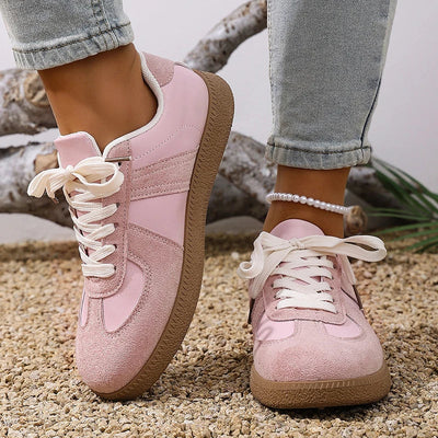 Faux Suede Thick Sole Shoes