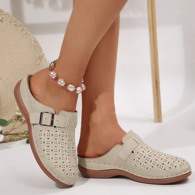Perforated Mule Comfort Shoes