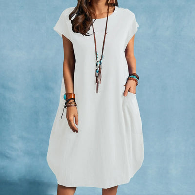 Lightweight Flowing Midi Dress