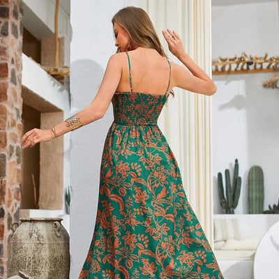 Sleeveless Maxi Dress with Flattering Bodycon Fit