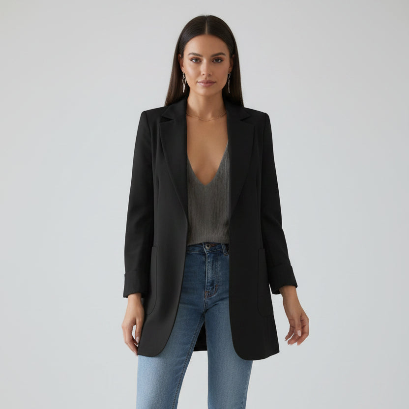 Lightweight Open Front Blazer