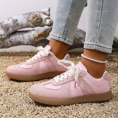 Faux Suede Thick Sole Shoes