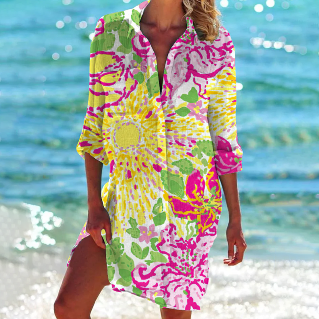 Vibrant Tie Dye Dress