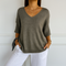 Lightweight Knit V Neck Sweater