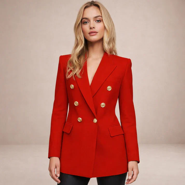 Sleek Double Breasted Blazer