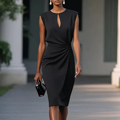 Sleek Midi Dress