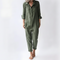Button Front Casual Jumpsuit