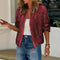 Glittering Bomber Jacket for Trendy Occasion Wear