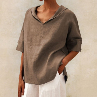 Casual V Neck Top