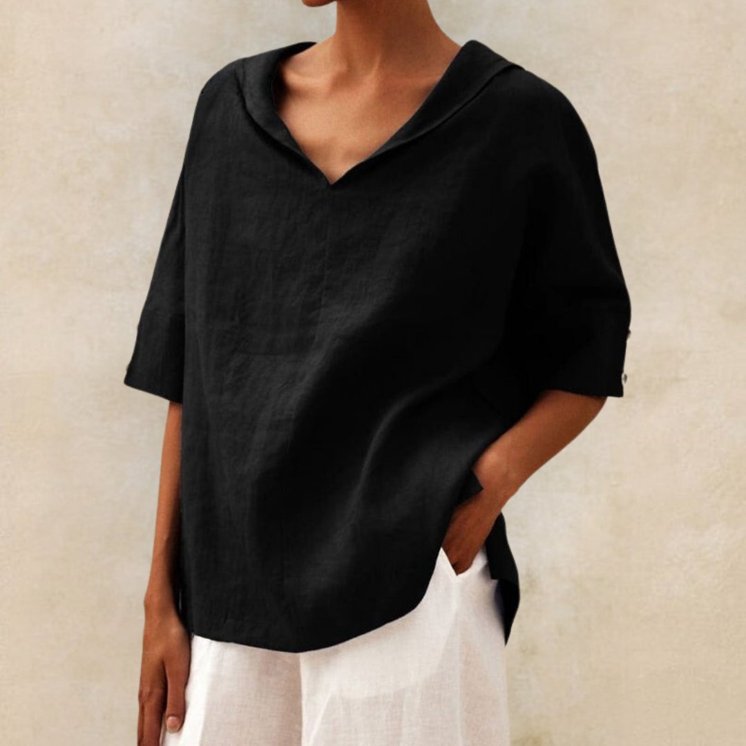 Casual V Neck Top
