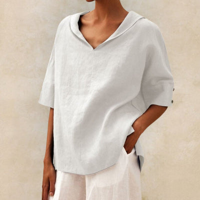 Casual V Neck Top