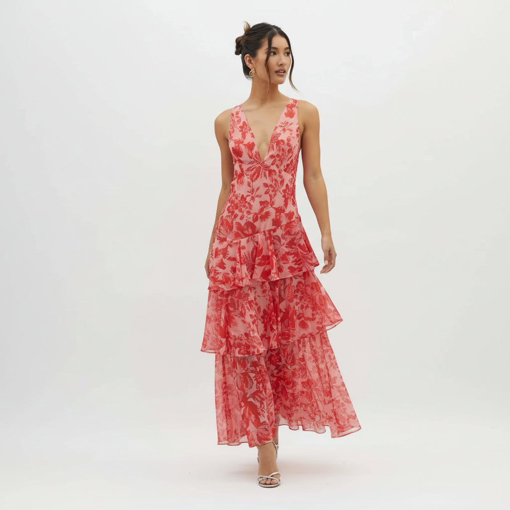 Sunny Chiffon Maxi Dress