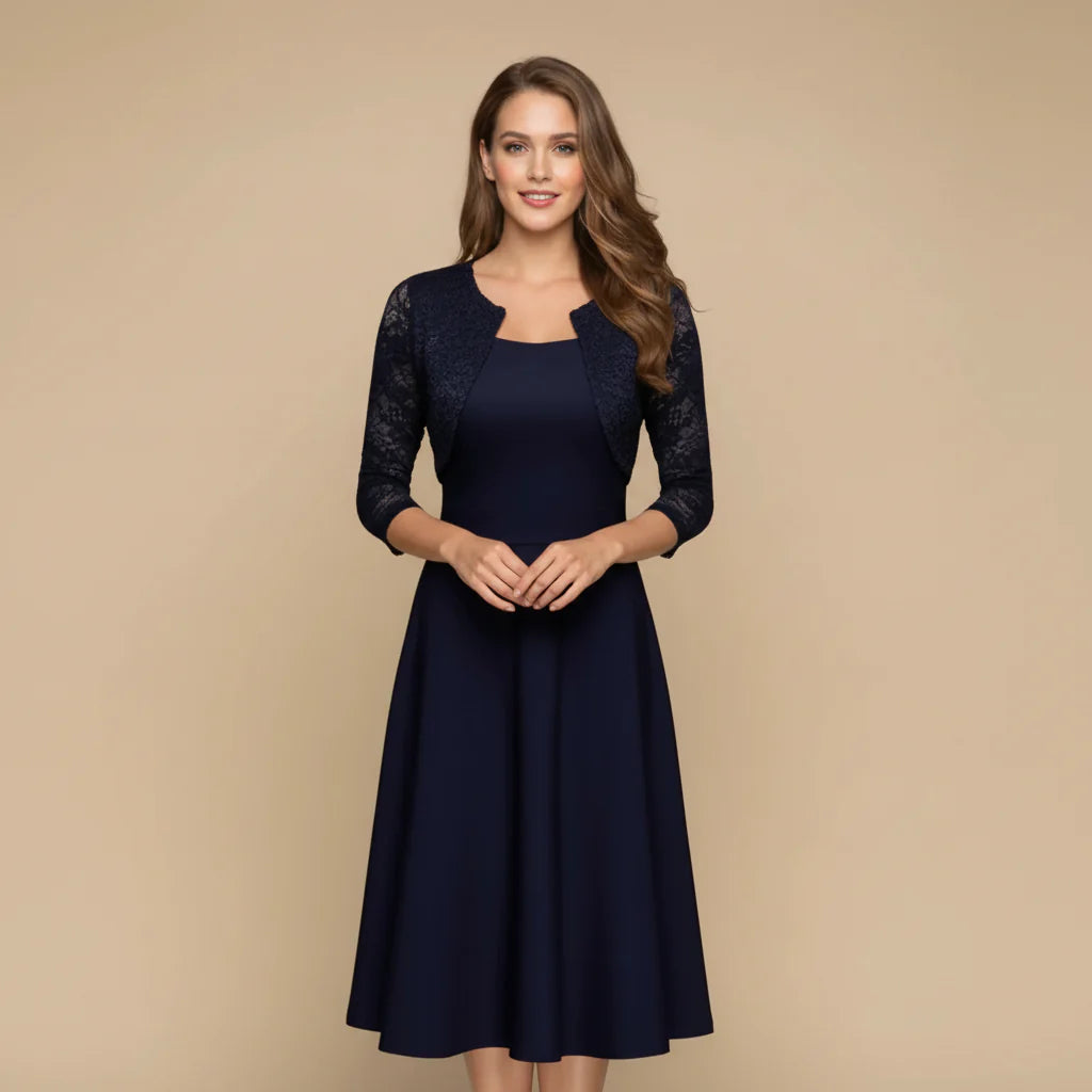 Chic Aline Midi Dress