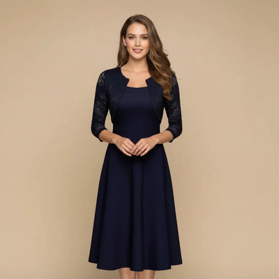 Chic Aline Midi Dress