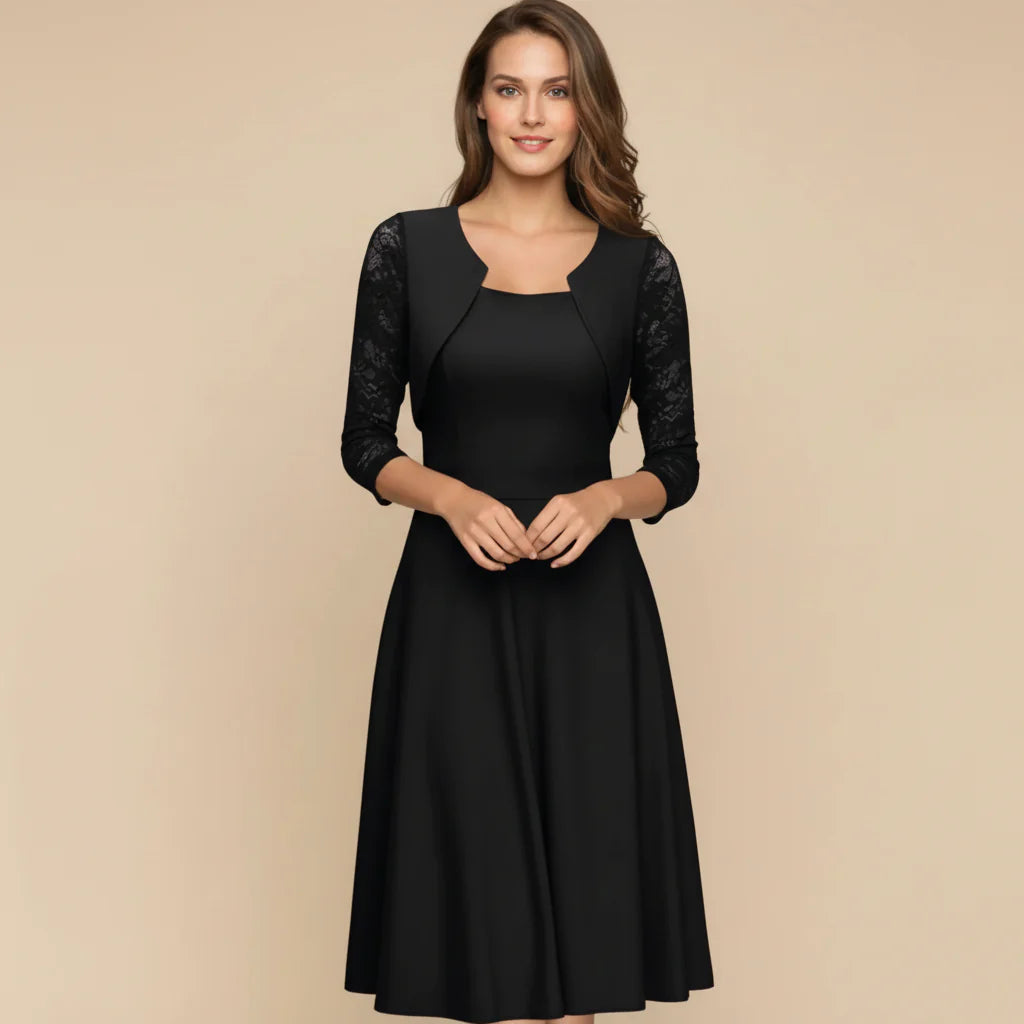 Chic Aline Midi Dress