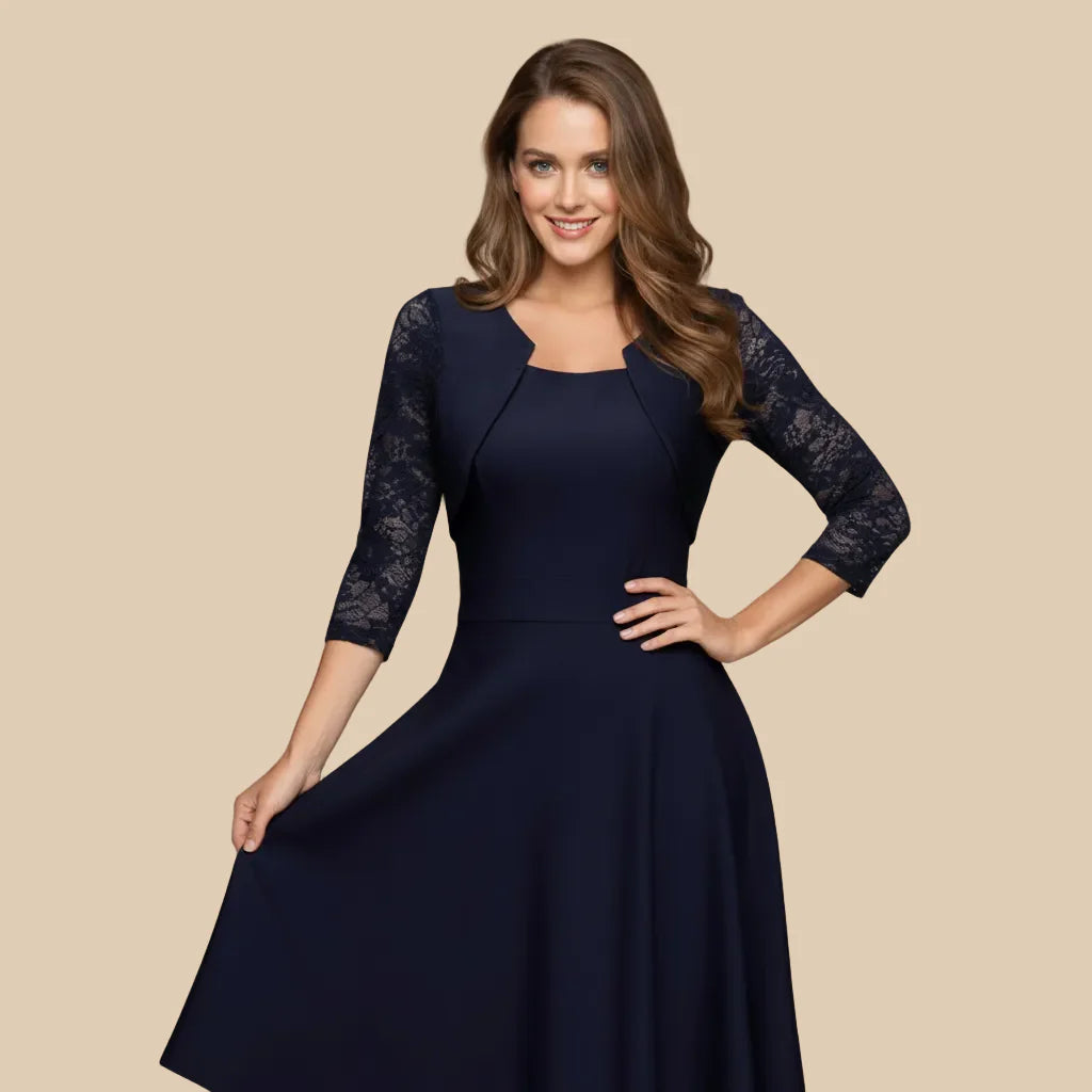 Chic Aline Midi Dress
