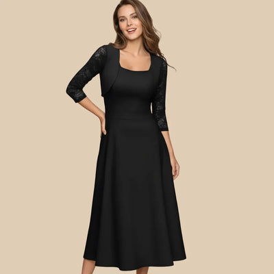 Chic Aline Midi Dress